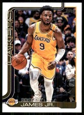 2025-26 Topps #152 Bronny James Jr. Los Angeles Lakers 53860