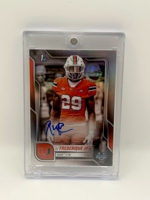 2025 Bowman U Chrome - Chrome Prospect Autographs OJ Frederique Jr. 259/299