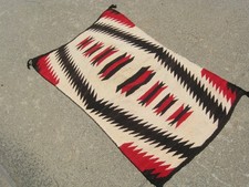 c1935 CRYSTAL NAVAJO BLANKET RUG WEAVING Native American Indian ~ NO R.&.99c!