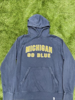 Size 3XL Colosseum Michigan Wolverines Go Blue Matrix Hoodie | Acid Wash