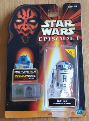 Star Wars Episode 1 Figur R2-D2 mit Booster Raketen OVP japanische Variante 