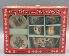 Lusterware 1940's ERA Child Size Tea Set Made in Japan Complete In Box
