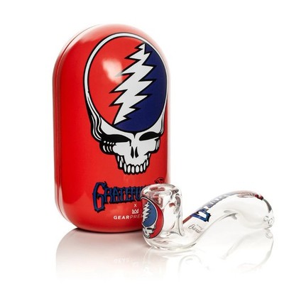 Grateful Dead - 5.5'' Sherlock Hand Pipe With Collectible Tin - Bertha