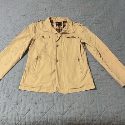 Wantdo Beige Utility Jacket with Pockets   Women s Size Small