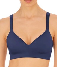 NATORI 723248 Revelation Wireless Contour T-shirt Bra Ink Blue New Size 34C