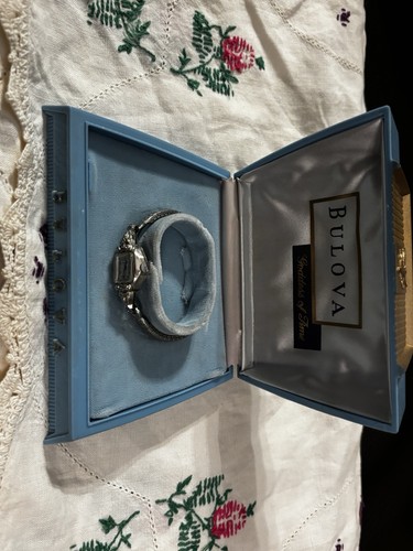 Vintage 1953 Bulova Goddess Of Time Women’s Cocktail Watch 10k Rolled Gold