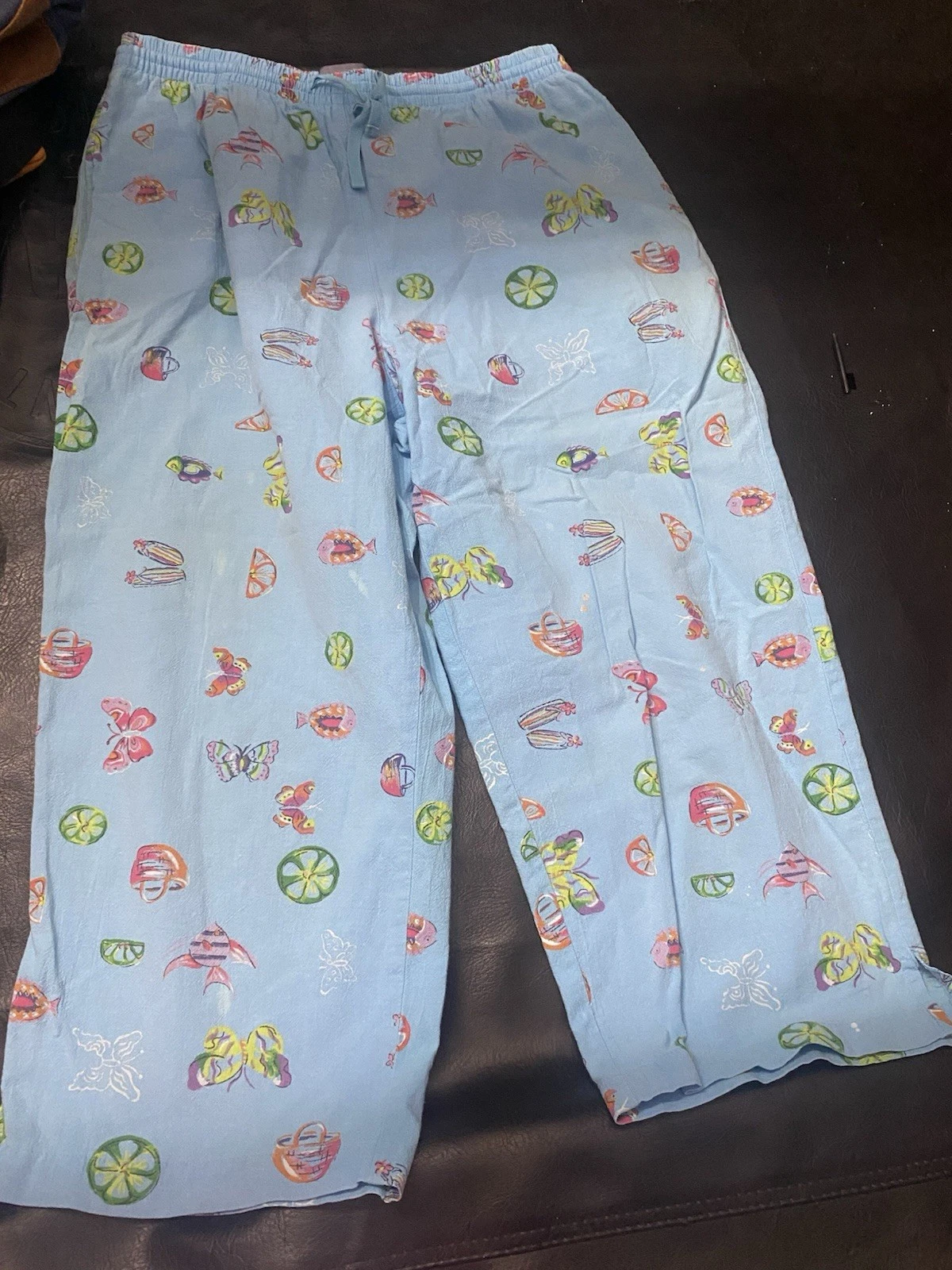 Koret Women Sz Med. Bold Print Capris Fish And Butterflies Elastic Waist Cotton
Opens in a new windo