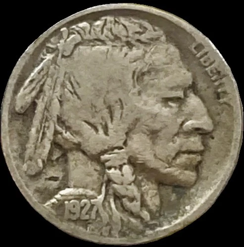 1927-S 5C Indian Head Buffalo Nickel 034