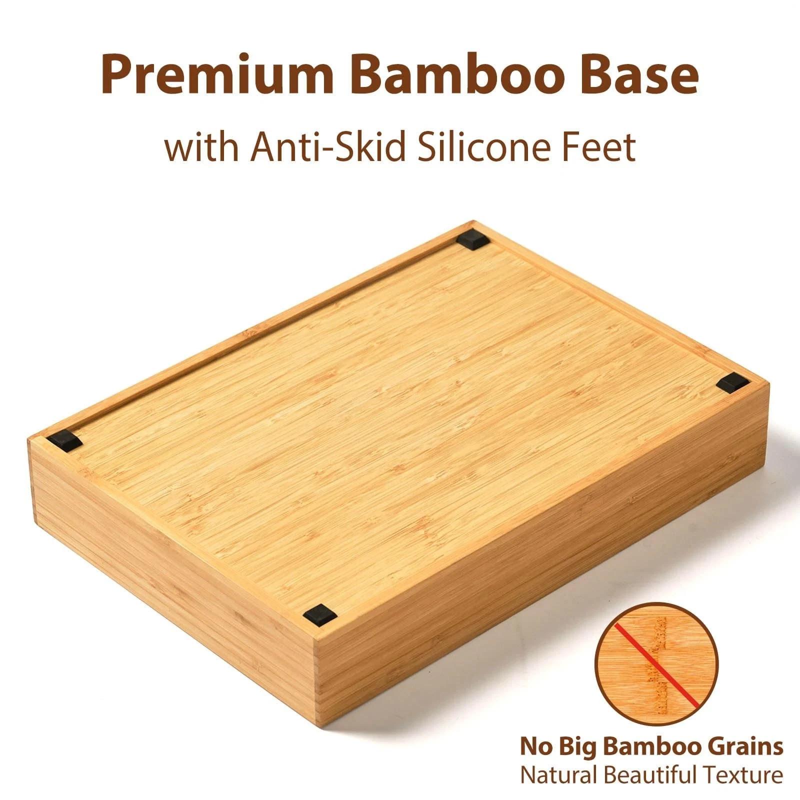 Bamboo Kitchen Drawer Organizer 11 Inch Silverware Utensils Tray Holder