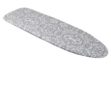 Floral Damask Heavy Duty Ironing Board Cover and Pad, Thick 3-Layer Stain Res...