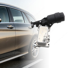 Für Mercedes GLE GLK W166 X204 Ölfiltergehäuse Ölkühler + Ölfilter DE