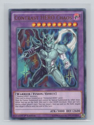 Contrast HERO Chaos Ultra Rare Structure Deck: HERO Strike SDHS-EN041 NM