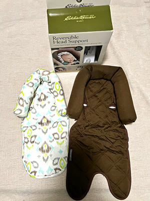 Eddie Bauer Infant Reversible Head Support 2-Piece Car Seat Insert EB-N-RHS-13