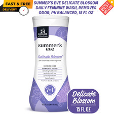 Summer's Eve Delicate Blossom Feminine Wash, Removes Odor, pH Balanced, 15 fl oz