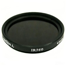 Green Leaf 49mm Infrared IR Pass Filter 760nm for DSLR Camera Lens Photography