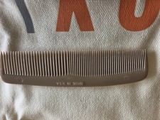 Brown Fine-Toothed Plastic Hair Comb for Unisex, All Hair Types 34 pics new