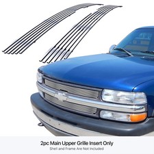 For 2000-2006 Chevy Suburban Tahoe Upper Stainless Chrome Billet Grille Insert For 2000-2006 Chevy Suburban Tahoe Upper Stainless Chrome Billet Grille Insert