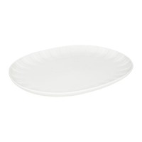 Ambition Servierplatte Servierteller Porzellan Fleischplatte Ligne 36 Cm Weiß
