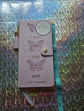 2027 Weekly Pocket Planner Faux Leather, Fait...