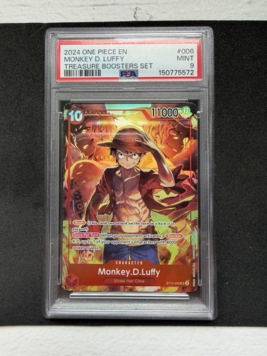 Monkey.D.Luffy (Treasure Booster Set) graded PSA 9 for sale on eBay