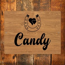 Stable Door Name Plate