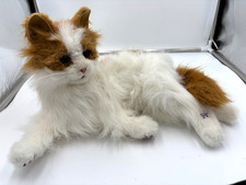 FurReal Friends Lulu My Cuddlin’ Kitty Cat 2008 Orange and White Animatronic