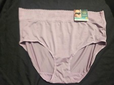 VANITY FAIR, WOMEN'S LAVENDER POLY BL FULL BRIEF PANTIES, SIZE 9/2XL