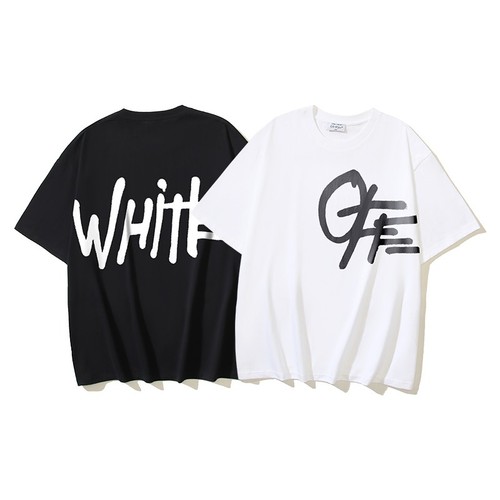 Off White T-Shirt Black / White S-M-L-XL