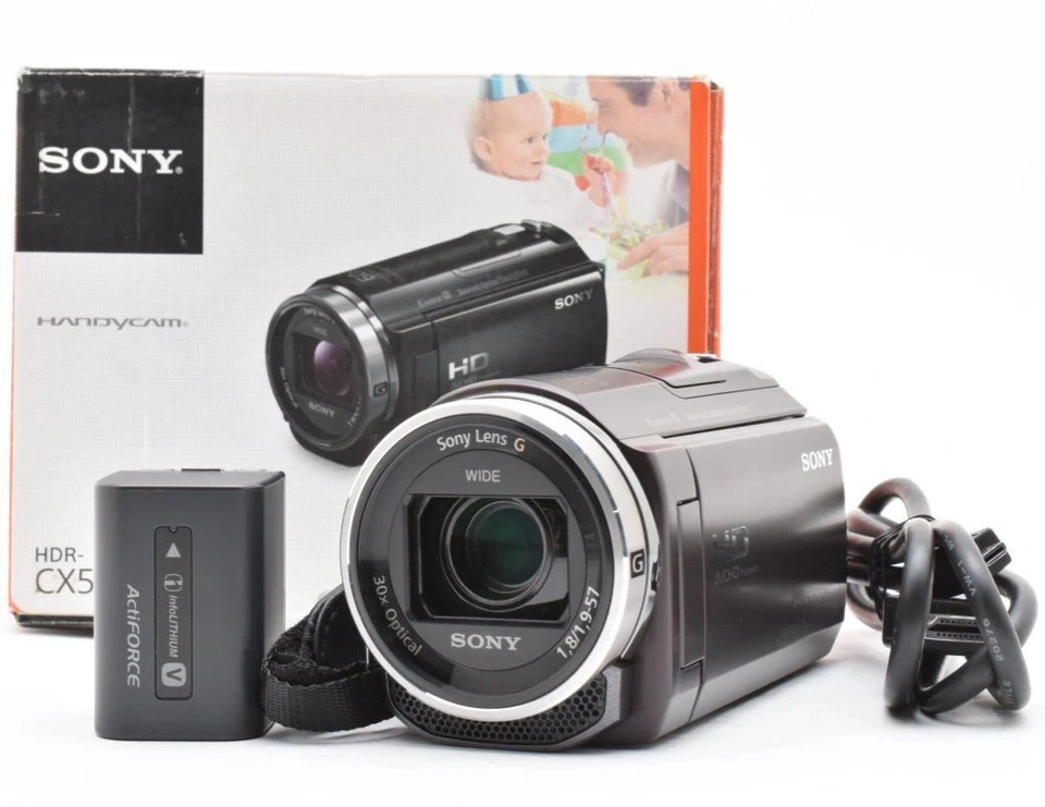 Sony Handycam HDR-CX535 Full HD Camcorder with Battery Box Set Japan - Image 2 of 4
