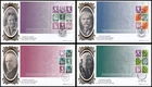 New ListingSet of 4 2008 GB Country Definitives Prestige Pane Benham BLCS407 FDC All SHS