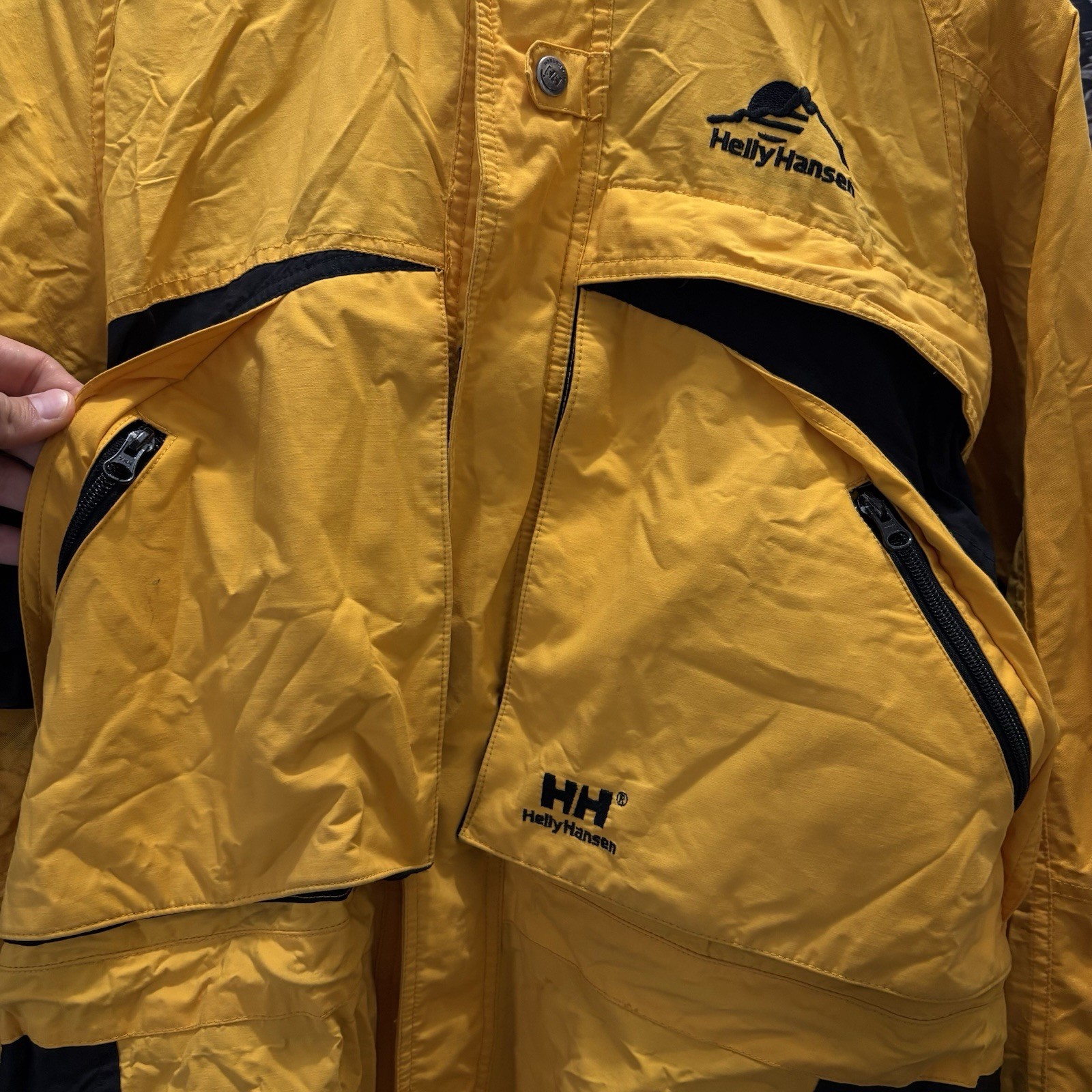 Helly Hansen HellyTech Colorblock Yellow Black Ho… - image 5