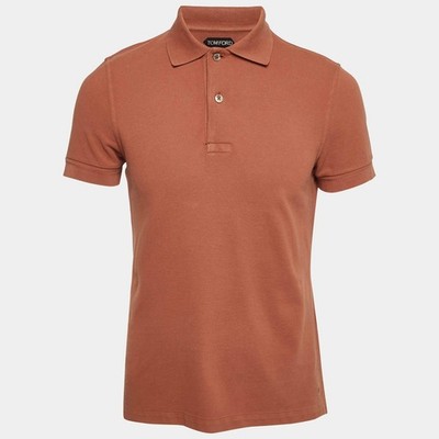 Tom Ford Brown Pique Polo TShirt S