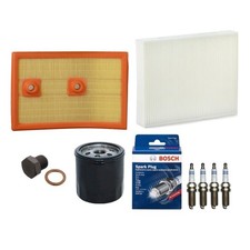 FULL FILTERS + BOSCH SPARK PLUGS SERVICE KIT FOR VW GOLF R-LINE 1.4 MK7 2012+