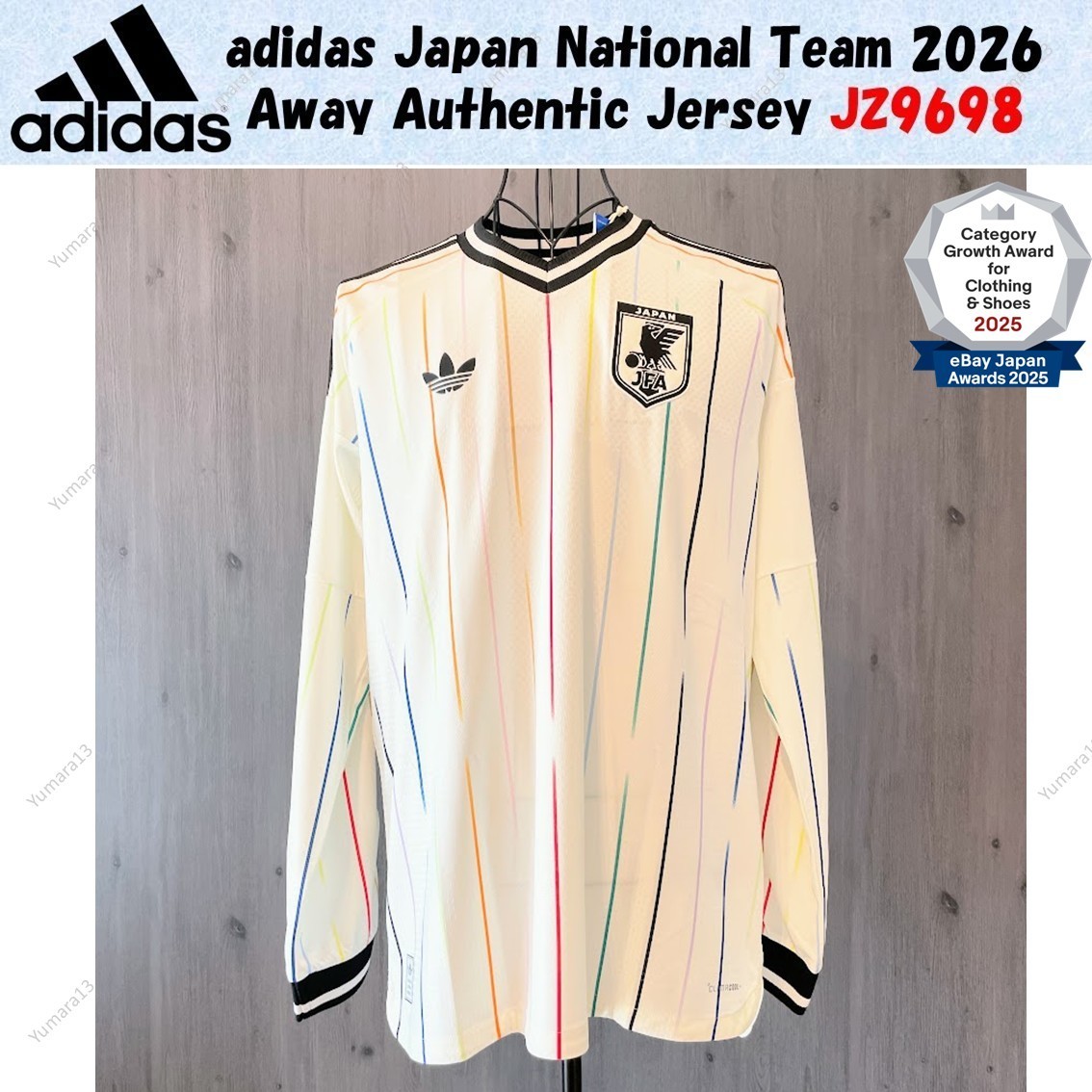 adidas Japan National Team 2026 Away Authentic Jersey JZ9698 Japan