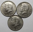 Kennedy Silver Half Dollars 3 Different Date