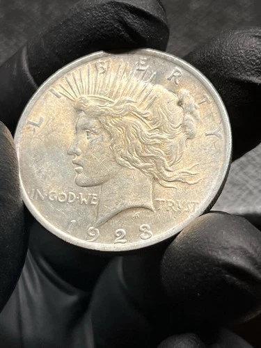 1923 P Peace Dollar ~ 90% Silver ~ Nice Original Toning #1251