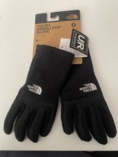 NWT The North Face Unisex Boy Girl Youth Apex Etip Glove - Black - M