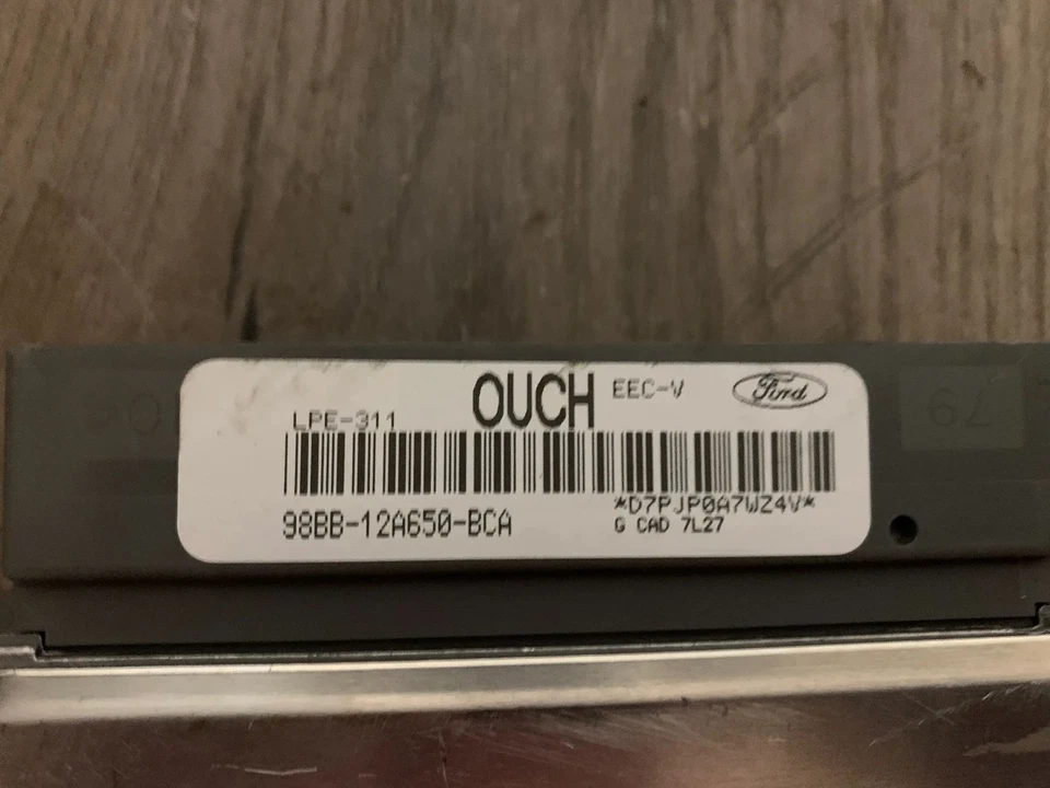 Juego de unidad de control original Ford Mondeo I 98BB-12A650-BCA - Imagen 2 de 4