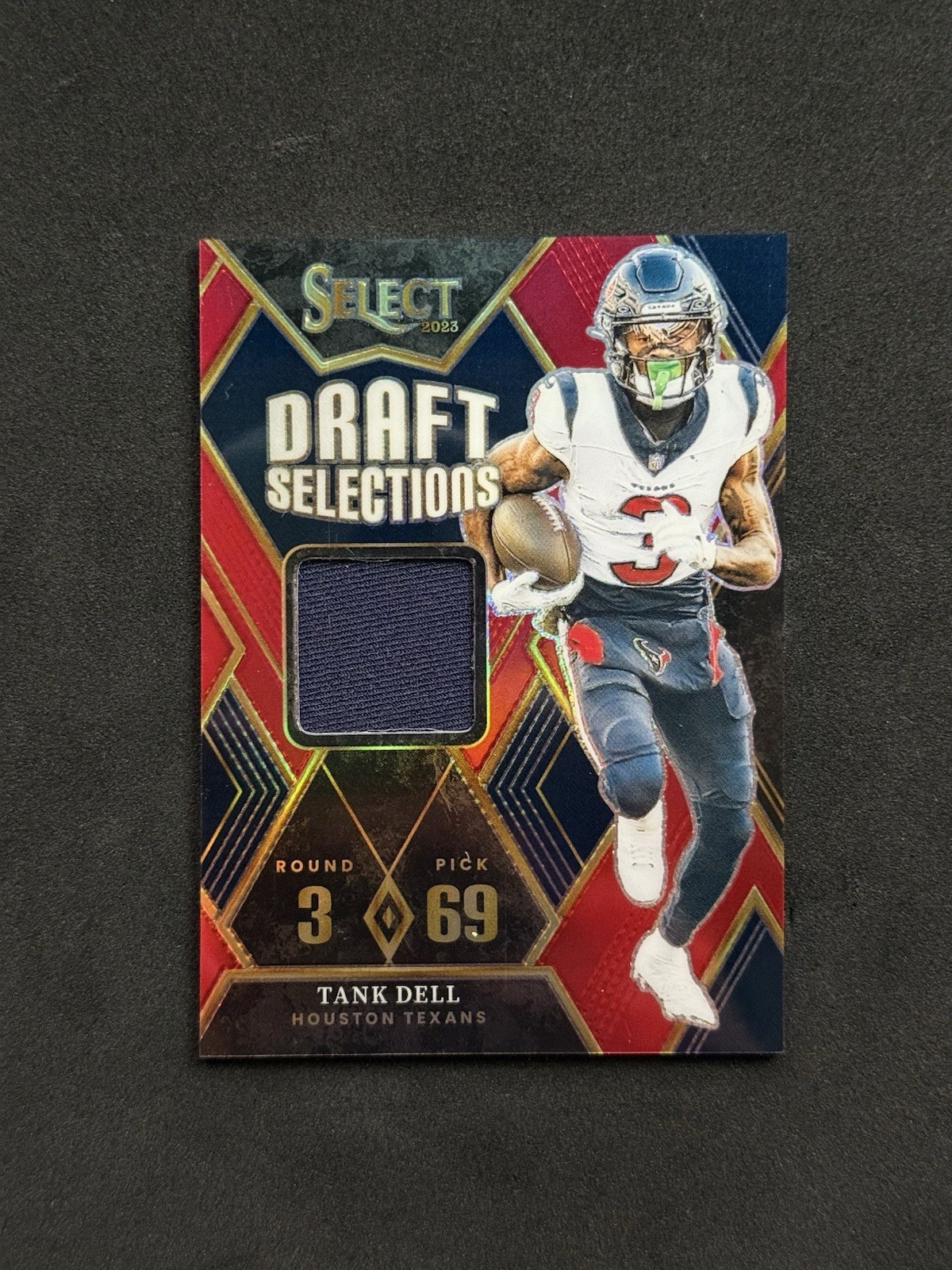Tank Dell Panini Select Draft Selections Memorabilia #DSMNTD Red
