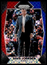 2017-18 Panini Prizm Prizms Red White and Blue Dave Joerger Sacramento Kings #30
