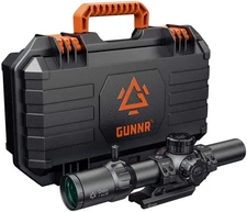 GUNNR Odin 1-6x28mm 34mm Tube FFP LPVO Rifle Scope with Mount and : GUNBOXS16