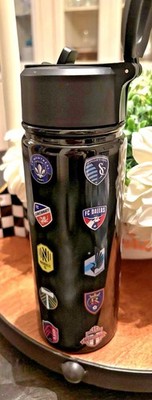Pottery barn Soccer MLS WATER BOTTLE ball school sport holiday team travel kid .