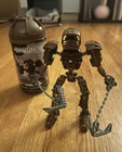 LEGO BIONICLE Onewa Toa Metru (2004, #8604) w/ Canister & Manual