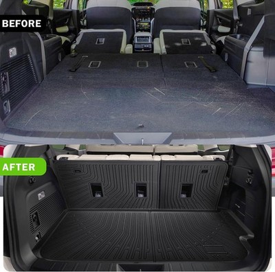 For Subaru Ascent 2019-2025 Cargo Mat Trunk Cargo Liner Backrest Mat All-Weather