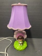 Vintage Dora The Explorer Kids Room Lamp 3d Flower Base W/shade 17" Tall Works