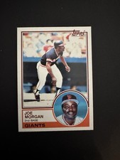 1983 Topps - Joe Morgan #603 San Francisco Giants HOF Legend Reds PSA Gradable