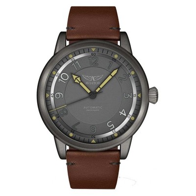 Aviator Douglas Automatic V.3.31.7.229.4   elegante Herrenuhr, 45 mm  Garantie: 