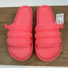 New NWT Mens Adidas Adilette Zplaash Flask Pink Slides Sandals Size 8 M