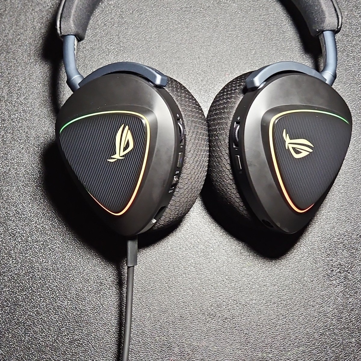 ASUS ROG Delta II Wireless Over-Ear Gaming Headset Bluetooth, RGB