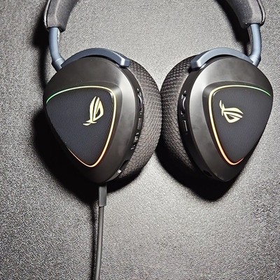 ASUS ROG Delta II Wireless Over-Ear Gaming Headset Bluetooth, RGB, Black